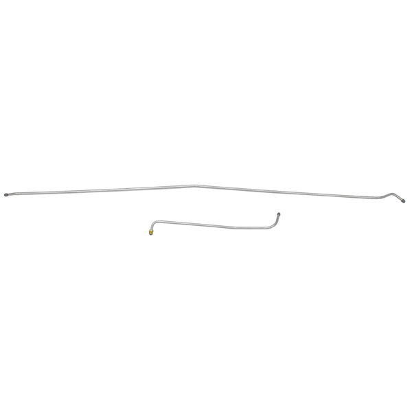 1960-62 Chevrolet GMC Truck 2WD 1/2-Ton 3/8" Main Fuel Lines 2pc, OE Steel