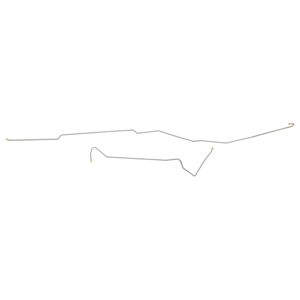 1971 Chevrolet GMC Truck 2WD 1/2 & 3/4 Ton V8 1/4" Fuel Return Lines 2pc, OE Steel