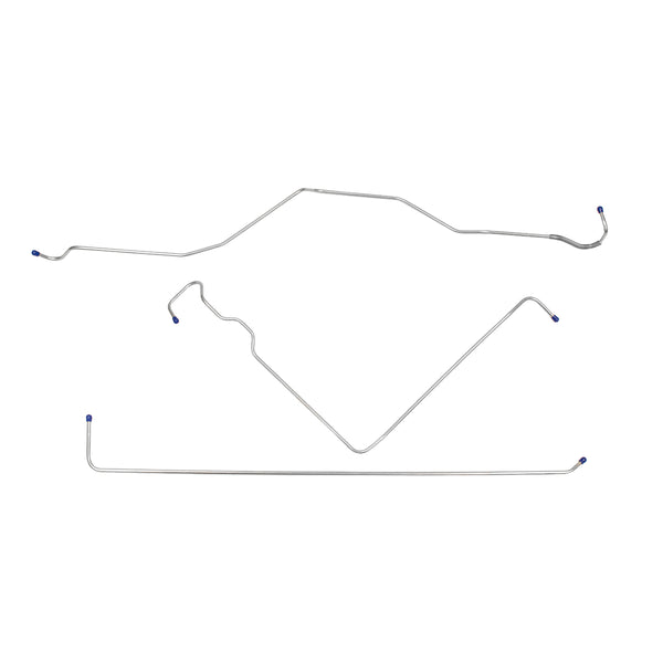 1971 Chevrolet GMC Truck 2WD 1/2, 3/4-Ton 5/16" Charcoal Canister Lines 3pc, OE Steel