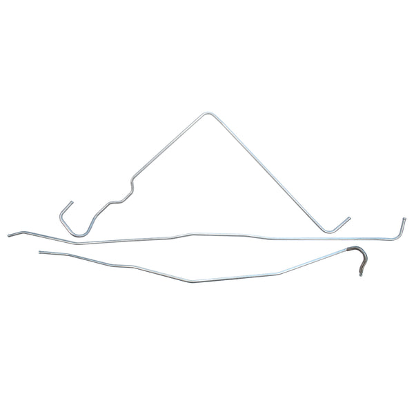 1971 Chevrolet GMC Truck 4WD 1/2, 3/4-Ton 5/16" Charcoal Canister Lines 3pc, OE Steel