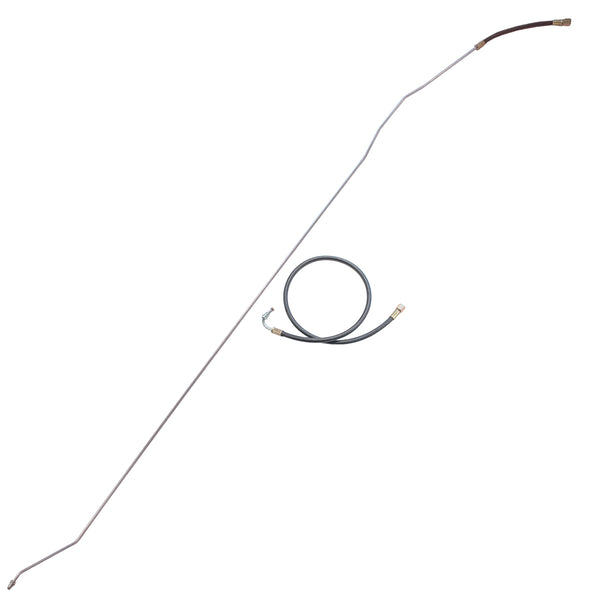 1988 Chevrolet/GMC Truck 4WD 1/2, 3/4-Ton Ext. Cab Longbed V8 FI 5/16" Fuel Return Lines (w/hose) 2pc, OE Steel