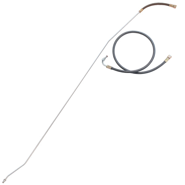 1989 Chevrolet/GMC Truck 2WD 1/2, 3/4-Ton V8 FI Std. Cab Longbed 5/16" Fuel Return Lines (w/Hose) 2pc, OE Steel