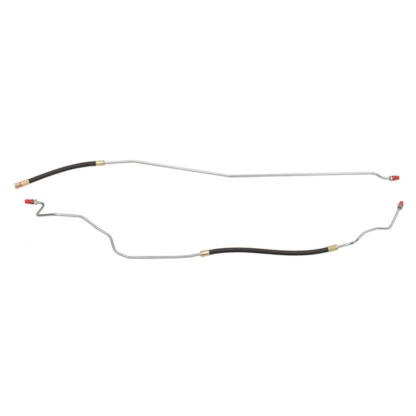 1990-94 Chevrolet GMC Truck 4WD 1500 2500 Small Block V8 FI (w/Rubber Hose) Std. Cab Short Bed 5/16" Fuel Return Lines 2pc, OE Steel
