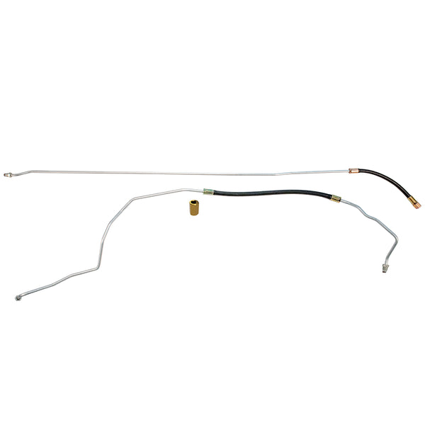 1990-94 Chevrolet GMC Truck 4WD 1/2, 3/4-Ton Big Block V8 FI (w/Rubber Hose) Std. Cab Longbed 5/16" Fuel Return Lines 2pc, OE Steel
