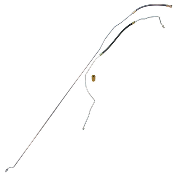 1990-94 Chevrolet/GMC Truck 4WD 1/2, 3/4-Ton Big Block V8 FI Ext. Cab Longbed 5/16" Fuel Return Lines 2pc, OE Steel