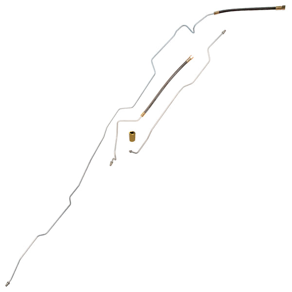 1990-91 Chevrolet/GMC Suburban 4WD FI 5/16" Fuel Return Lines 3pc, OE Steel