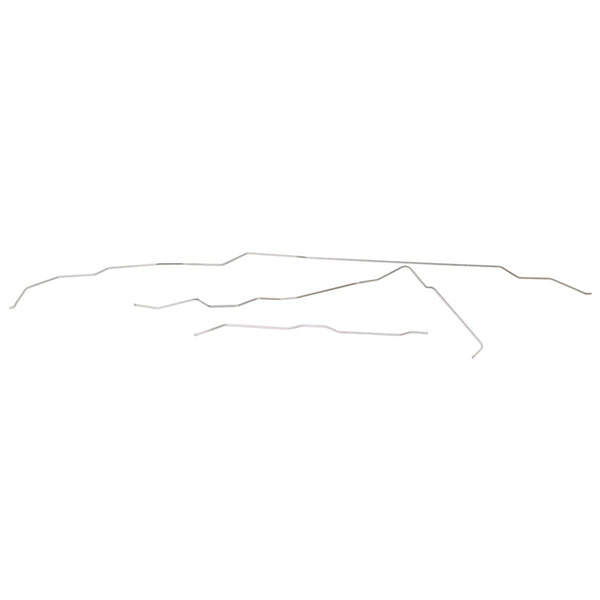 1992-94 Chevrolet GMC Blazer Tahoe Yukon (Full-Size) 4WD Small Block V8 (w/Rubber Hose) 5/16" Fuel Return Lines 3pc, OE Steel