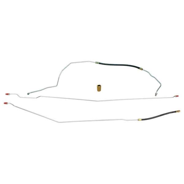 1992-95 Chevrolet GMC Suburban 2WD 7.4L FI (Non-Vortec) 5/16" Fuel Return Lines 3pc, OE Steel