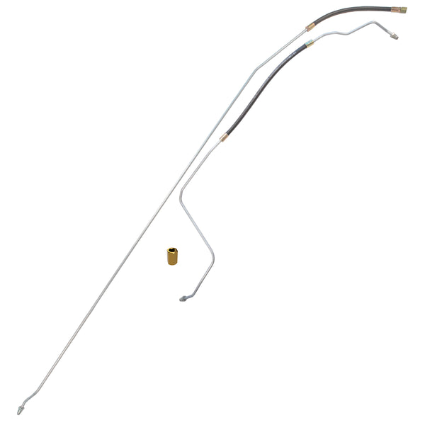 1995-96 Chevrolet GMC Truck 2WD 1/2-Ton V6 (Non-Vortec) FI Ext. Cab Shortbed 5/16" Fuel Return Lines 2pc, OE Steel