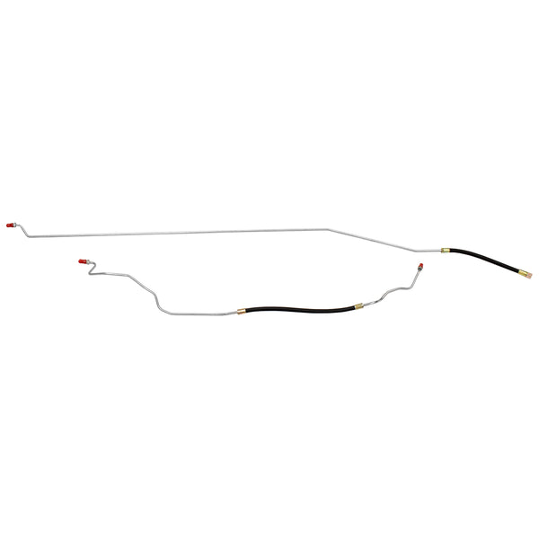 1995-96 Chevrolet GMC Truck 4WD 1/2-Ton Small Block V8 (Non-Vortec) FI Ext. Cab Shortbed 5/16" Fuel Return Lines 2pc, OE Steel