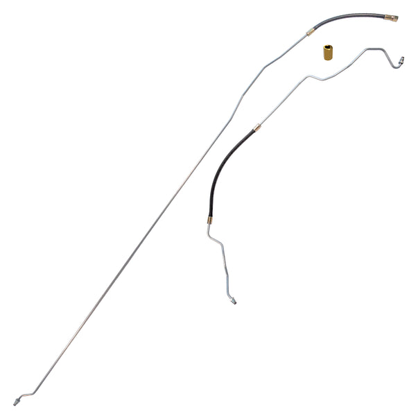 1995-96 Chevrolet GMC Truck 4WD 1/2-Ton Small Block V8 (Non-Vortec) FI Ext. Cab Longbed 5/16" Fuel Return Lines 2pc, OE Steel