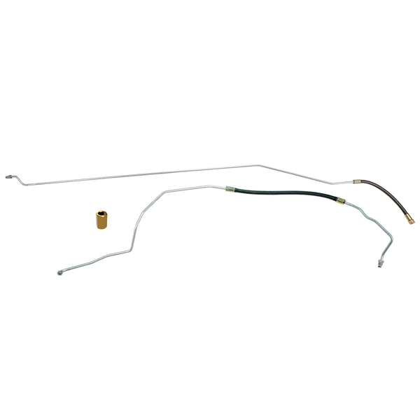 1995-96 Chevrolet GMC Truck 4WD 3/4, 1-Ton Big Block V8 (Non-Vortec) Ext Cab Short Bed 5/16" Fuel Return Line 2pc, OE Steel