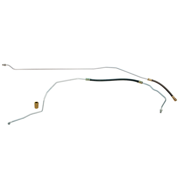1995-96 Chevrolet/GMC Truck 4WD 3/4, 1-Ton Big Block V8 (Non-Vortec) FI Std. Cab Longbed 5/16" Fuel Return Lines 2pc, OE Steel