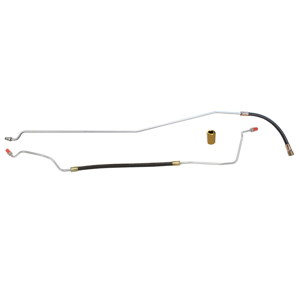 1995-96 Chevrolet GMC Truck 4WD 1/2-Ton Small Block V8 (Vortec) FI Std. Cab Shortbed 5/16" Fuel Return Lines 2pc, OE Steel