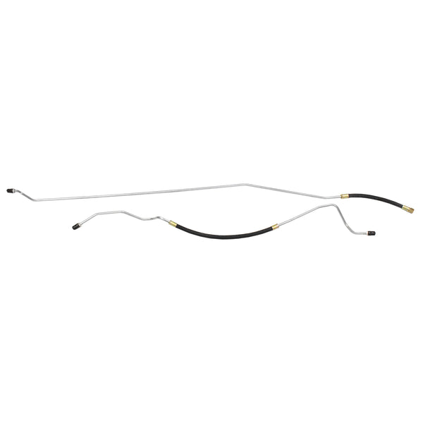 1995-96 Chevrolet GMC Truck 4WD 1/2-Ton Small Block V8 (Vortec) FI Ext. Cab Shortbed 3/8" Main Fuel Lines 2pc, OE Steel