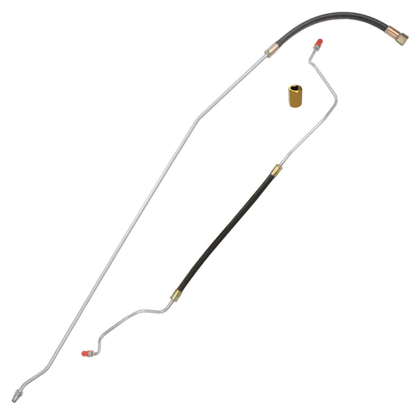 1995-96 Chevrolet GMC Truck 2WD 1/2-Ton Small Block V8 (Vortec) FI Std. Cab Shortbed 5/16" Fuel Return Lines 2pc, OE Steel