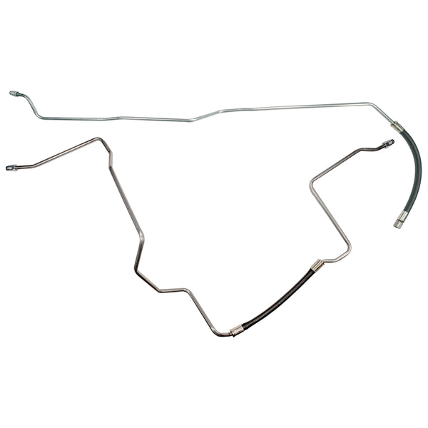 1994-96 Chevrolet/GMC S10/Sonoma 2WD 2.2L 4CYL FI Ext. Cab Shortbed 3/8" Main Fuel Lines 2pc, OE Steel