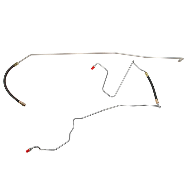 1994-96 Chevrolet GMC S10 Sonoma 2WD 4.3L 6CYL FI Std. Cab Shortbed 5/16" Fuel Return Lines 2pc, OE Steel