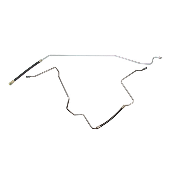 1994-96 Chevrolet GMC S10 Sonoma 4WD 2.2L 4CYL FI Std. Cab Short Bed 3/8" Main Fuel Line 2pc, OE Steel