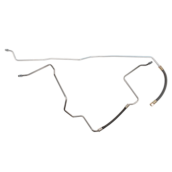 1994-96 Chevrolet GMC S10 Sonoma 4WD 2.2L 4CYL Ext Cab Short Bed 3/8" Main Fuel Line 2pc, OE Steel