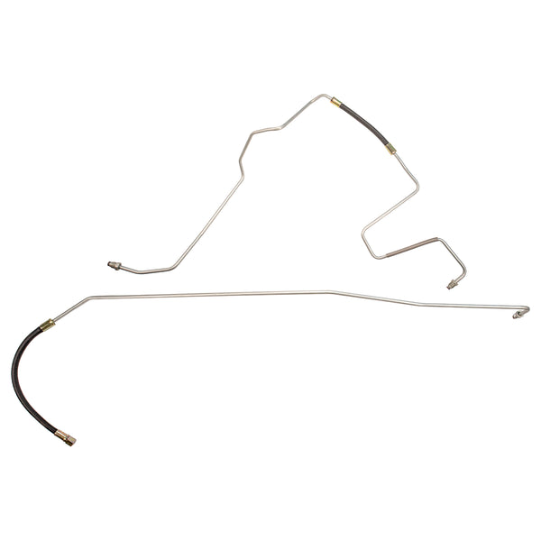 1994-96 Chevrolet GMC S10 Sonoma 4WD 2.2L 4CYL Std Cab Short Bed 5/16" Fuel Return Line 2pc, OE Steel