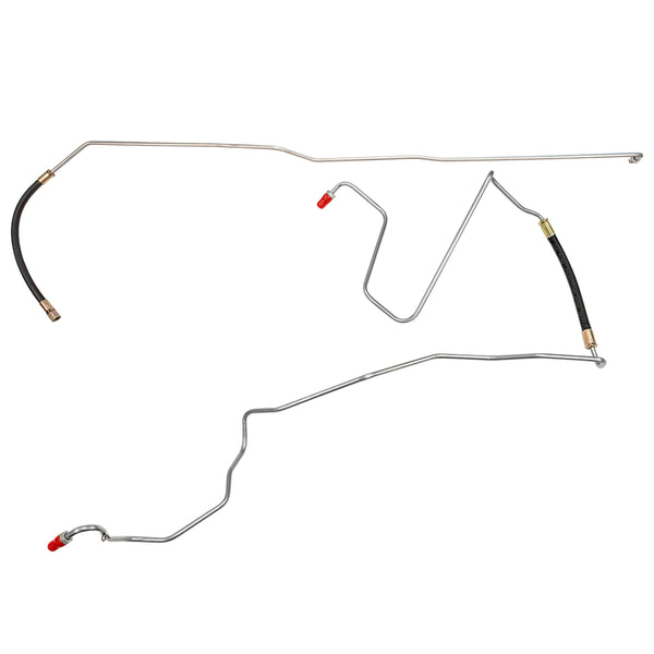 1994-96 Chevrolet GMC S10 Sonoma 4WD 4.3L 6CYL Ext Cab Short Bed 5/16" Fuel Return Line 2pc, OE Steel