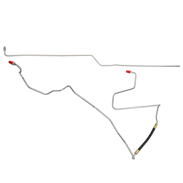 1997-98 Chevrolet/GMC S10/Sonoma 4WD 4.3L V6 FI Ext. Cab Shortbed 5/16" Fuel Return Lines 2pc, OE Steel