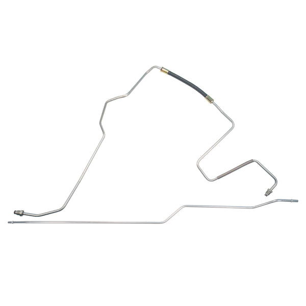 1998-04 Chevrolet/GMC S10/Sonoma 2WD 2.2L 4CYL FI Std. Cab Shortbed 5/16" Fuel Return Lines 2pc, OE Steel