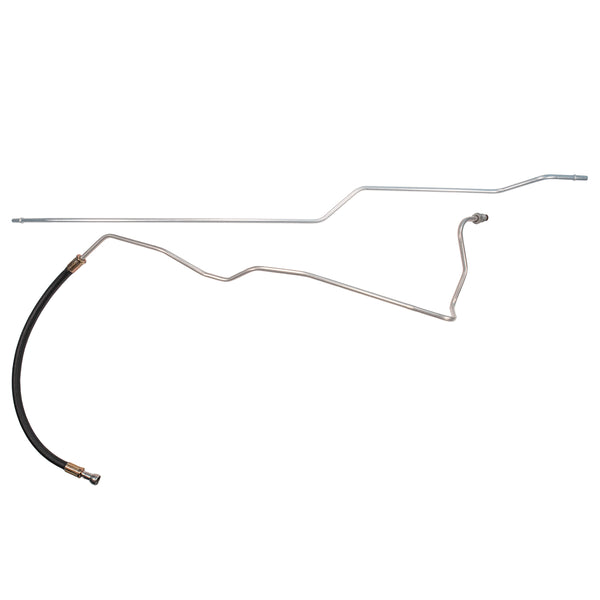 1998-04 Chevrolet/GMC S10/Sonoma 2WD 4.3L 6CYL FI Std. Cab Shortbed 5/16" Fuel Return Lines 2pc, OE Steel
