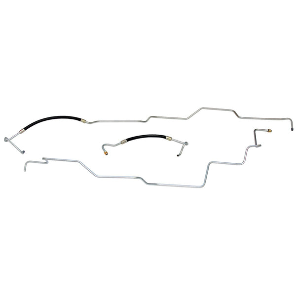 1997-98 Chevrolet GMC Truck 4WD Small Block 4L80E With Aux Cooler 3/8" Trans Cooler Lines 3pc, OE Steel