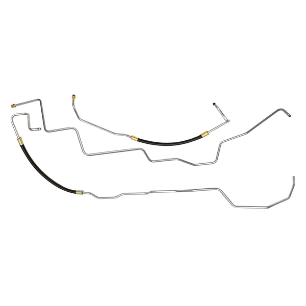 1995-98 Chevrolet GMC Truck 4WD 4L60E With Aux Cooler 3/8" Trans Cooler Lines 3pc, OE Steel