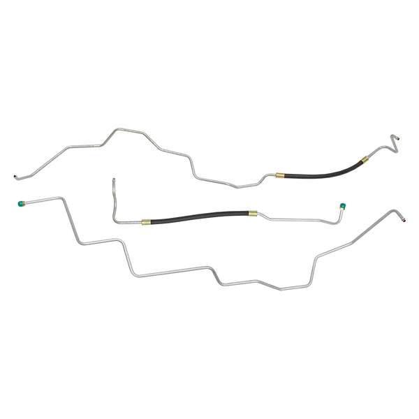 1995-99 Chevrolet/GMC Tahoe/Yukon/Denali 4WD (Gas Motor Only) Transmission Cooler Lines 3pc, OE Steel
