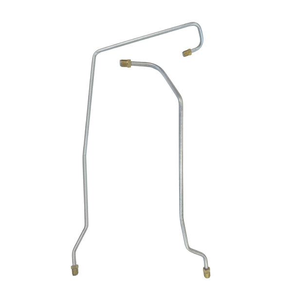 1963-64 Chevrolet Corvair 500/700/900 Monza (Two-Carb Setup) Pump to Carb Lines 2pc, OE Steel