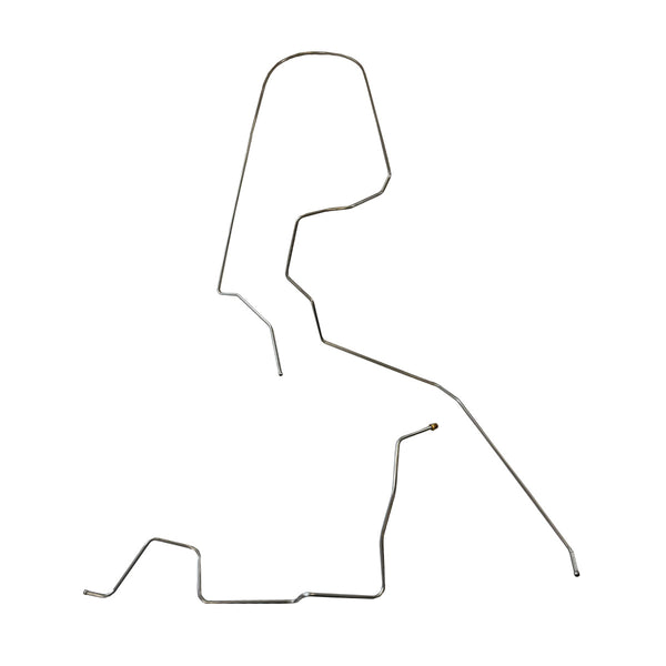 1961-62 Chevrolet Corvair 500/700/900 Monza Main Fuel Lines 2pc, OE Steel