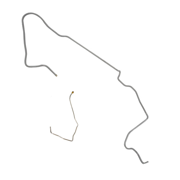 1978-79 Chevrolet Monza Oversized 3/8" Main Fuel Lines 2pc, OE Steel