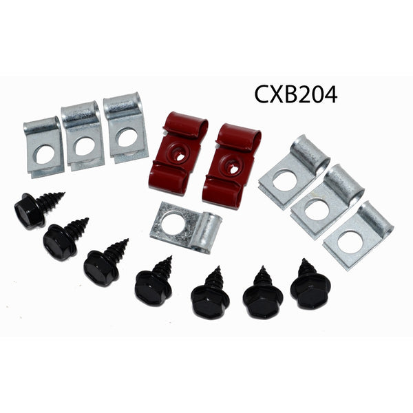 1967 Chevrolet Corvette Brake Line Clip Kit 16pc