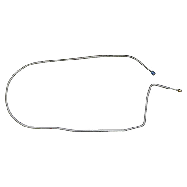 1974-82 Chevrolet Corvette Power Or Manual Brake  F to R Brake Line 1pc, OE Steel