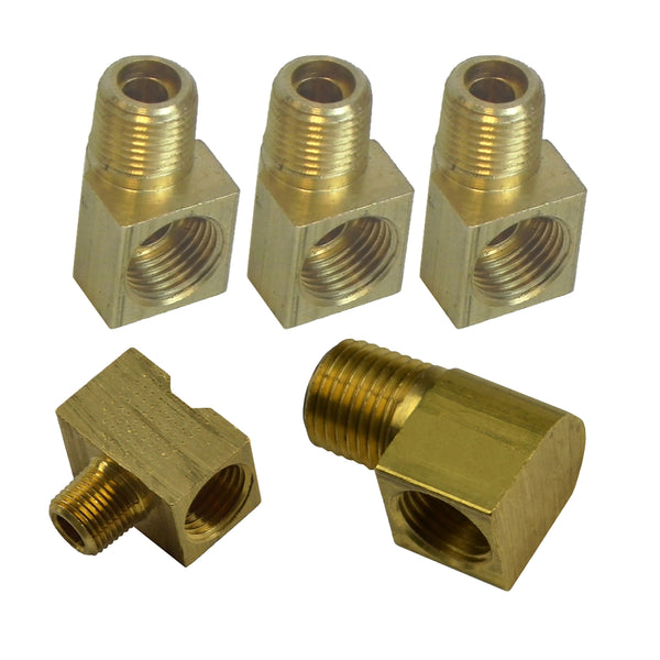 Brass Hardware for CXE5702 (1957 Chevrolet Corvette 283CID-245/270HP Dual-Quad) 5pc