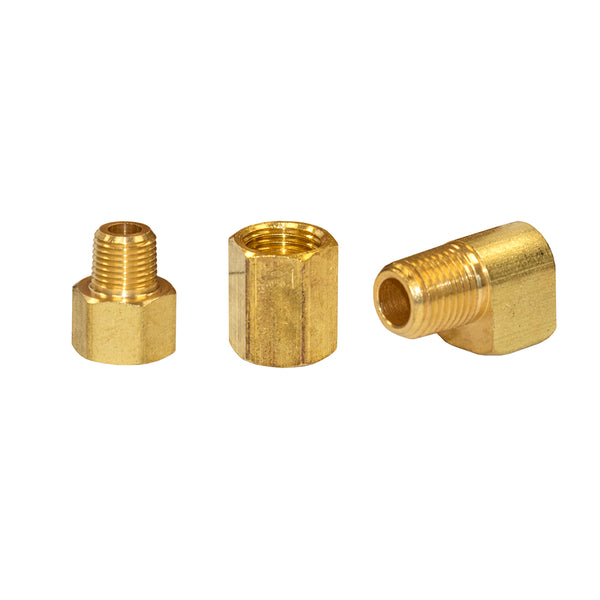 1955-57 Chevrolet Corvette 283CID 220HP Brass Hardware For Pump To Carb CXE5701 2pc