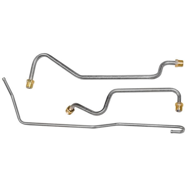 1968-69 Chevrolet Corvette 327CID-350HP (Std. Engine) w/Filter 3/8", 1/4" Pump to Carb Lines 3pc, OE Steel