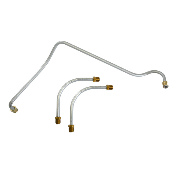 1969 Chevrolet Corvette Pump to Carb Line V8, 350, 350 hp, 4pc, Optional Eng, Holley Dual Feed w/Y Block, OE Steel