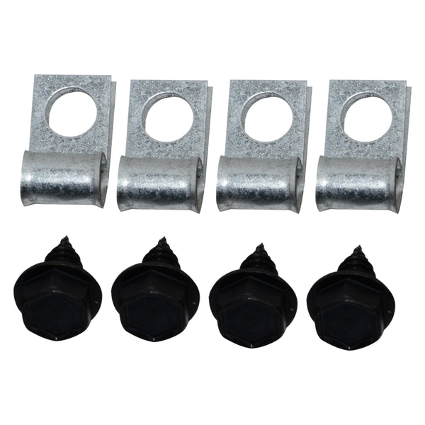 1963-66 Chevrolet Corvette Fuel Line Clip Kit 8pc