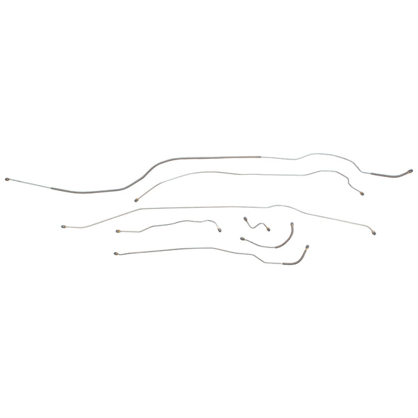 1950 Chrysler Royal/Windsor 125.5" WB Manual Brake Line Kit 7pc, OE