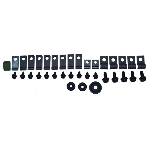 1970 Ford Mustang 6cyl, Convertible Clip Kit 36pc