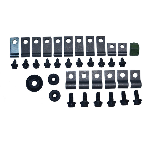 1970 Ford Mustang 8cyl, Convertible Clip Kit 38pc