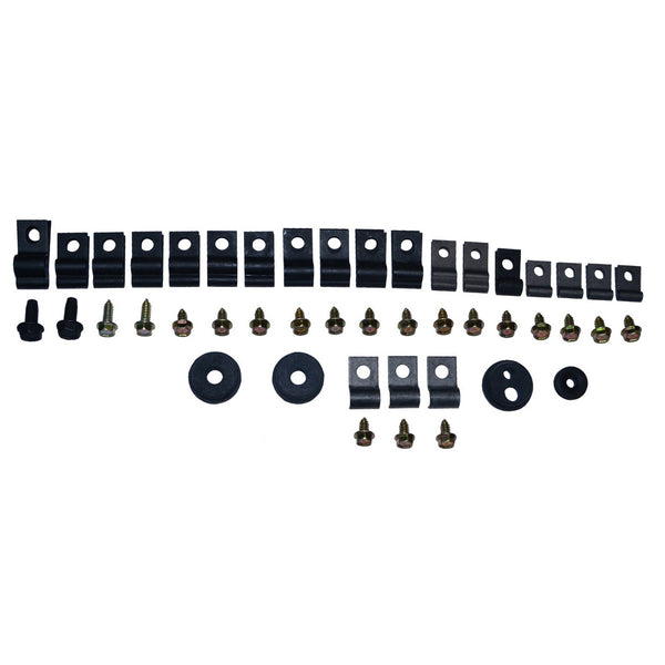 1971-73 Ford Mustang 8cyl, Disc Brakes Clip Kit 46pc