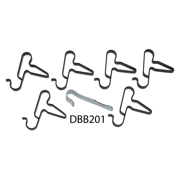 1962-65 Dodge Plymouth B-Body Brake Line Clip Kit 7pc