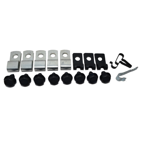 1971-74 Dodge Plymouth B-Body 3/8" Fuel Line Clip Kit w/Return 18pc