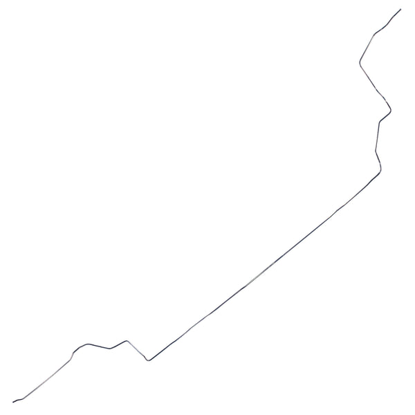 1963-64 Dodge Polara/330 5/16" Main Fuel Line 1pc, OE Steel