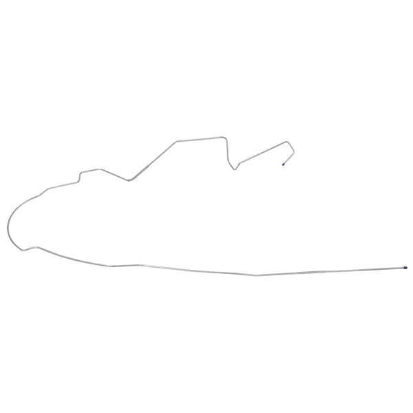 1973-74 Dodge Charger 5/16" Main Fuel Line 1pc, OE Steel